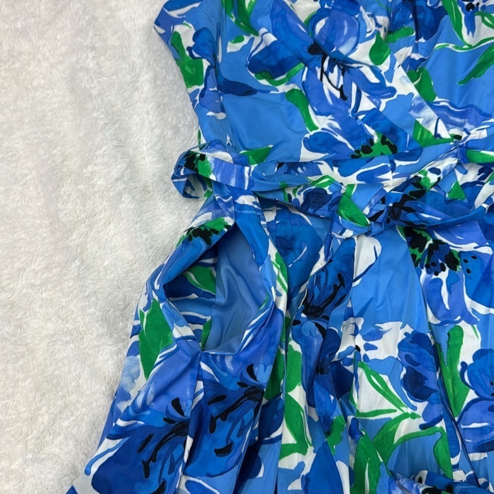 Jessica Howard Blue and White Polo Collar Sundress - Picture 8 of 11